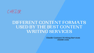 Exploring the Different Content Formats Used by The Best Content Writing Services to Enhance Digital Presence