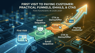 From First Visit to Paying Customer: Practical Funnels, Emails, and CTAs for Founders in 2026–2027