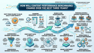 How will content performance benchmarks change over the next three years? Chedir Content Writing Services