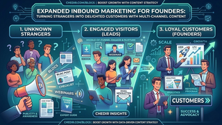 Inbound Marketing for Founders: Turning Strangers into Customers with Content. Chedir Content Writing Services