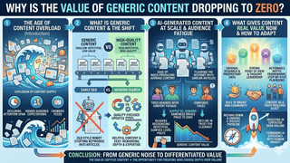 Why is the value of generic content dropping to zero? Chedir Content Writing Services