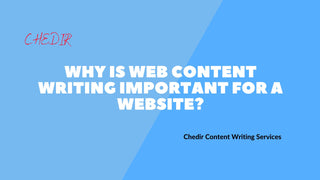 Why is web content writing important for a website?