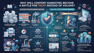 Why will content marketing become a battle for trust instead of volume? Chedir Content Writing Services